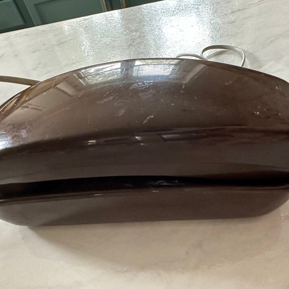 VINTAGE RANDIX TOUCHTONE TELEPHONE BROWN VTG RETRO